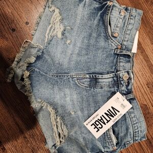Vintage Blue Jean Shorts